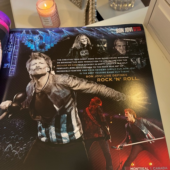 🎸2013 Original Bon Jovi “Because We Can” Concert Tour Program.🎸 - Picture 5 of 11
